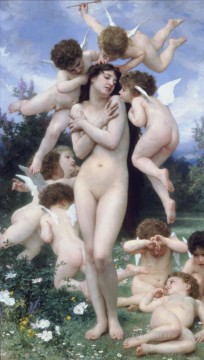 El ángel de Le Printemps William Adolphe Bouguereau desnudo Pinturas al óleo